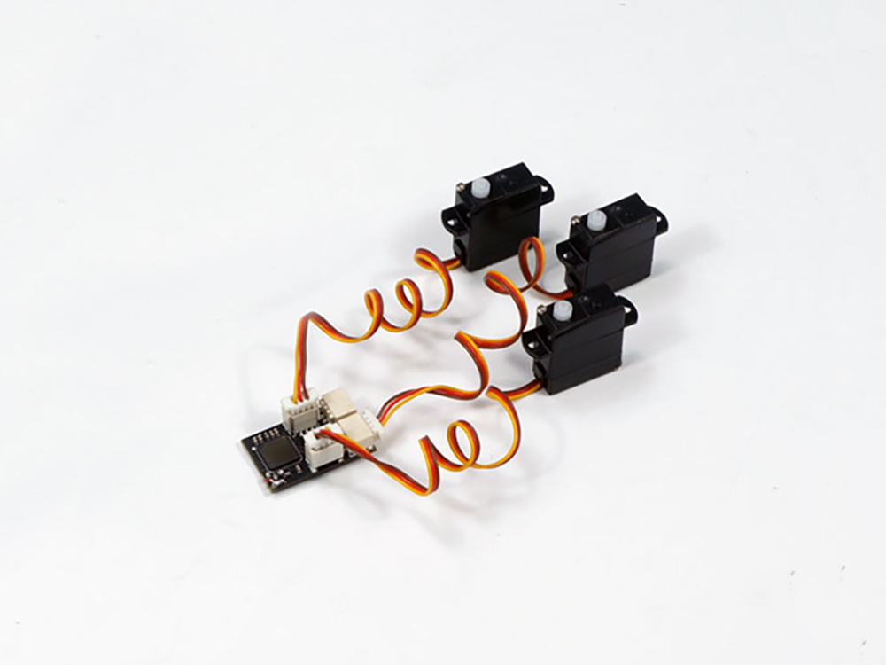 AEORC 3PCS Micro 1.7g Analog Servo With RX14 Mini 4CH Receiver Integrated 5A/1S Brushed ESC for Micro Indoor Airplane Support S-FHSS DSMX/2 Frsky D16 FlySky AFHDS 2A
