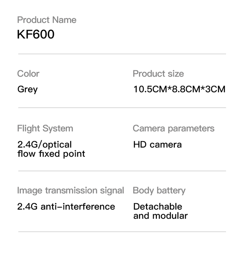 KFPLAN KF600 WiFi FPV with Screen Controller HD Camera Optical Flow Hover Circle Protection Kids Gifts Dazzling Lights 2.4G 4CH 6-Axis Remote Control RC Toys Drone Quadcopter RTF
