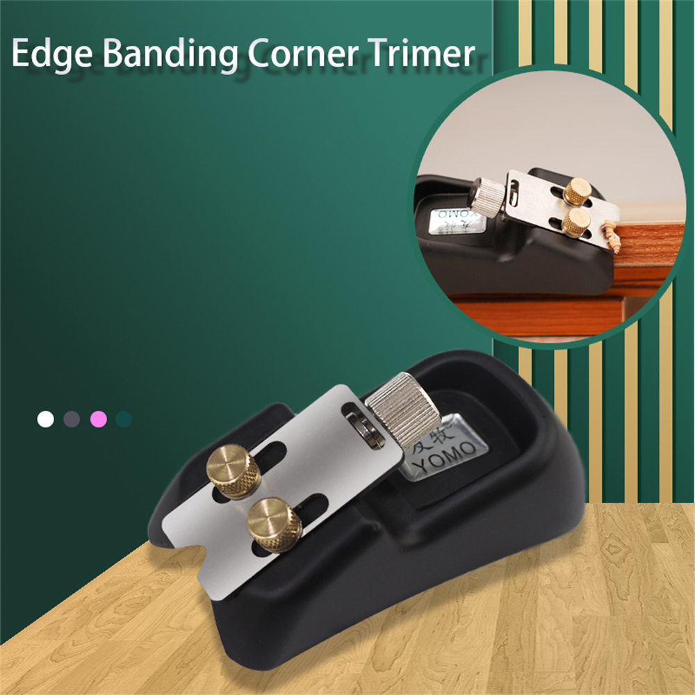 Edge Corner Planer Edge Banding Arc Trimmer Manual Planer Wood Chamfering Fillet Scraper Board Deburring PVC Trimmer Tool