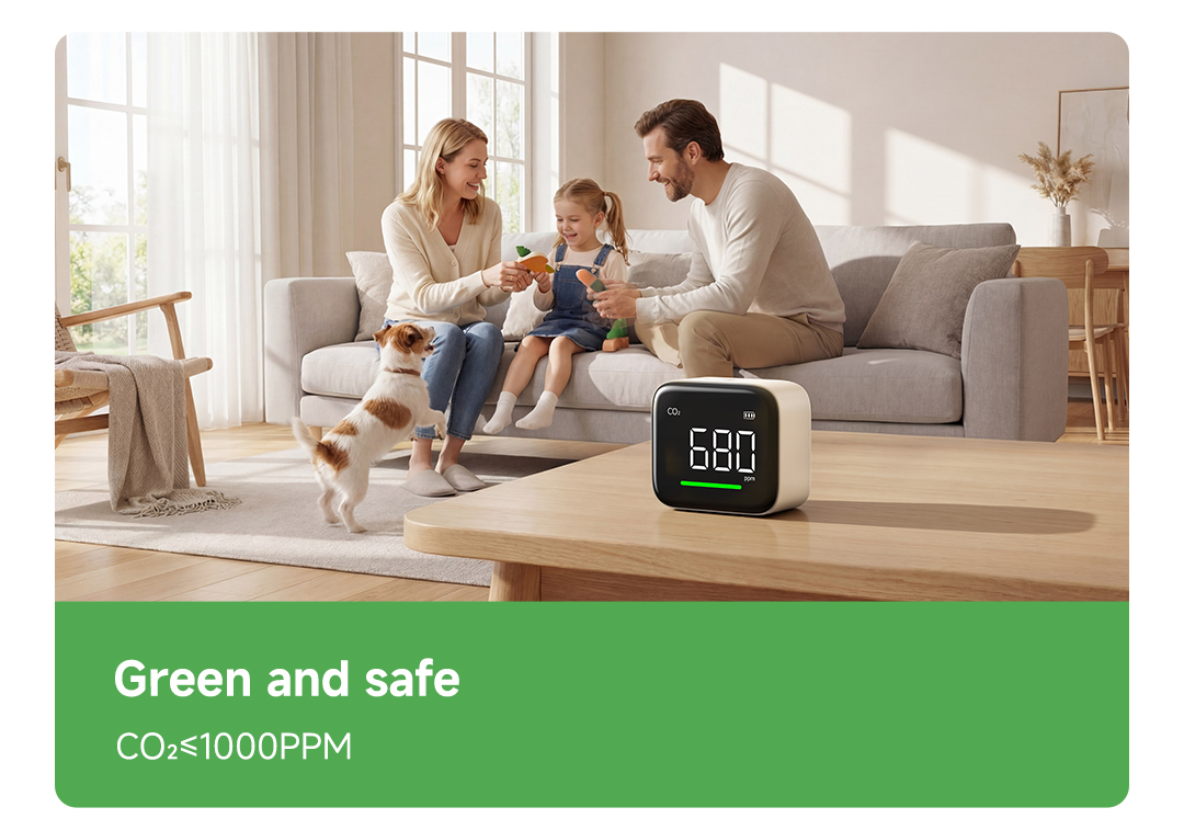 ATuMan CF1 Multifunctional Carbon Dioxide Monitor