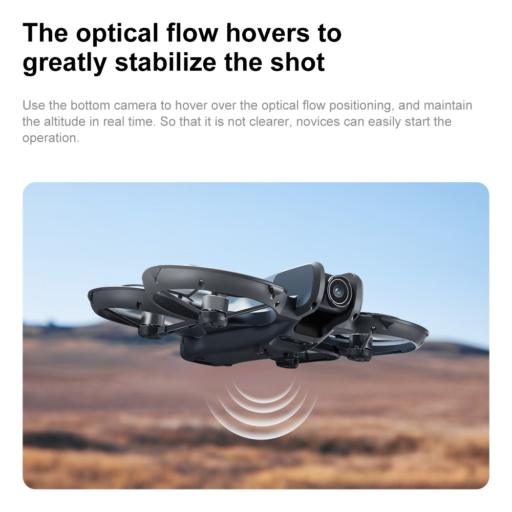 YCRC V666 WiFi FPV with LCD Screen Controller HD ESC Dual Camera Optical Flow Hover Automatic Obstacle Avoidance Brushless LED Light Circle Protection Kids Gifts 2.4G 4CH 6-Axis Remote Control RC Toys Drone Quadcopter RTF