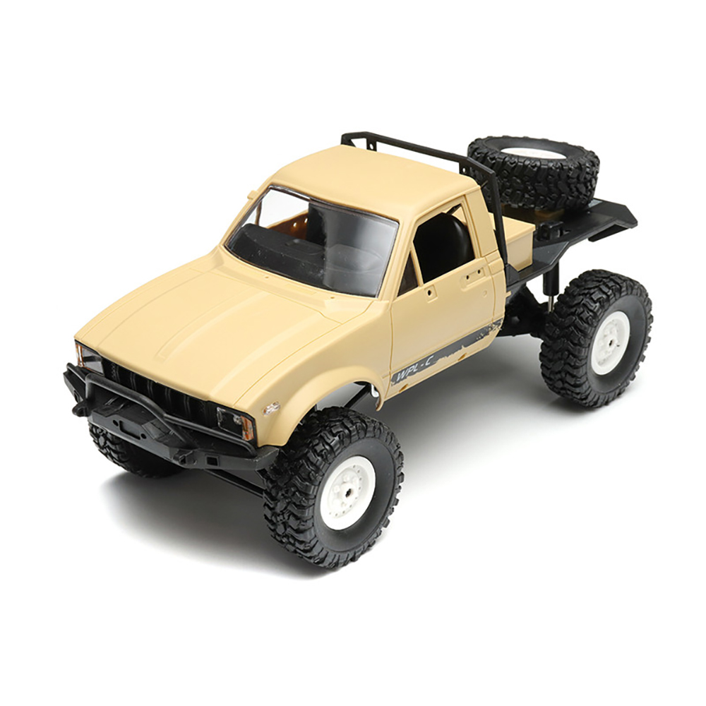 WPL C14 upgrade 1/16 2.4G 4WD Off Road RC Military Car Rock Crawler Truck With LED Full Proportional Control RTR Toys
