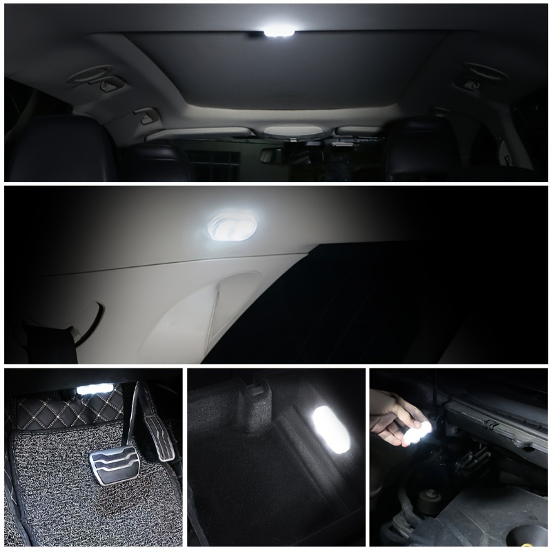 Car Interior Lights LED Indoor Lighting Ceiling Lamp Night Touch Reading Light USB Charge Car Roof Reading Lamp Door Light