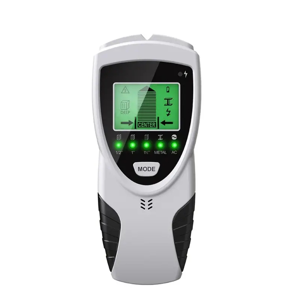 5-in-1 Versatile Detector for Log Wire Metal AC Wire and Current with LED Display CE Certified Dry Cell Powered Home Improvement Essential