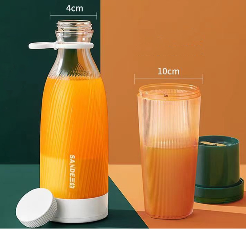 500ml Portable Juicer Cup White Rechargeable - Blend Smoothies Anywhere with Our Mini Juice Maker