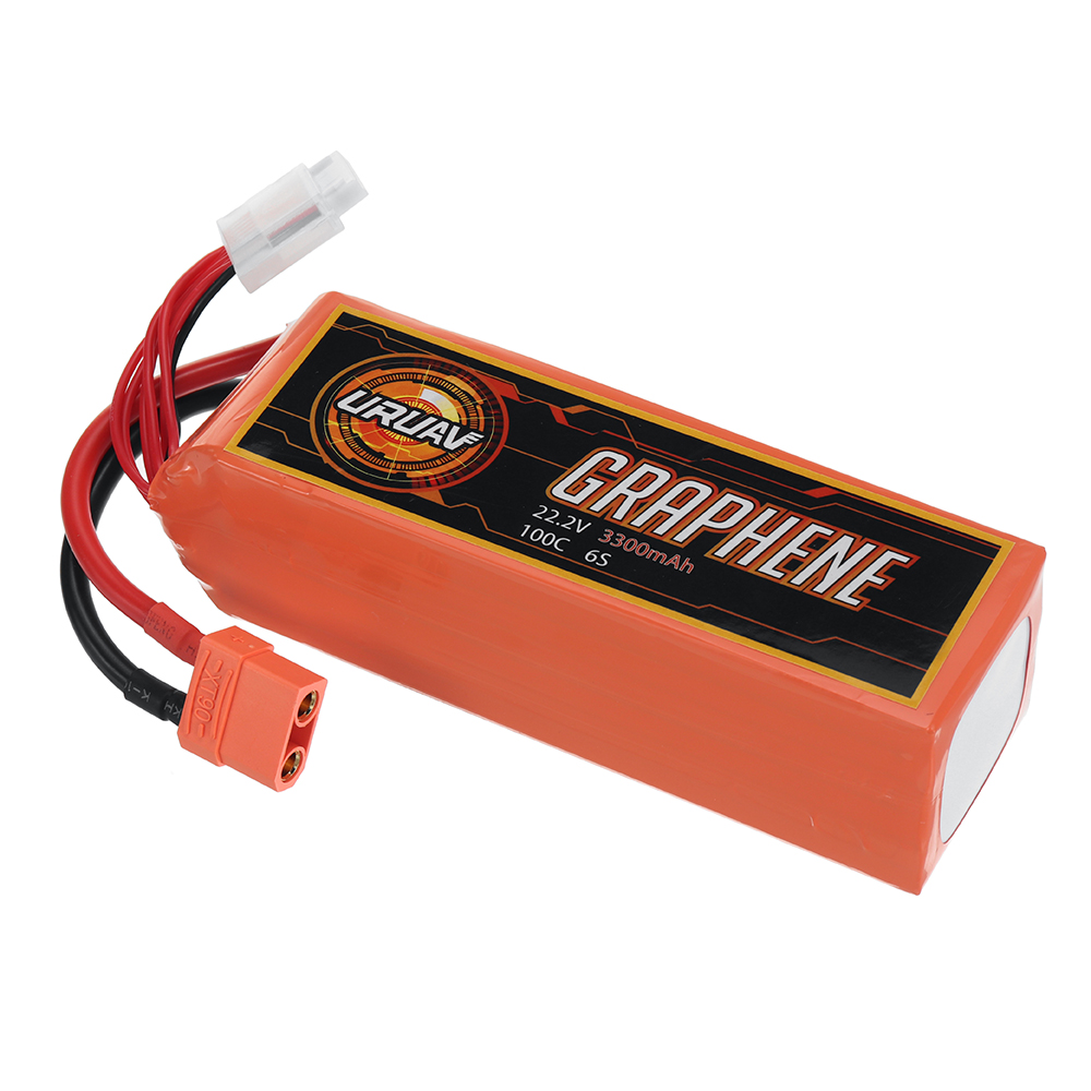 URUAV GRAPHENE Power 22.2V 3300mAh 100C 6S LiPo Battery XT90 Plug for RC Drone