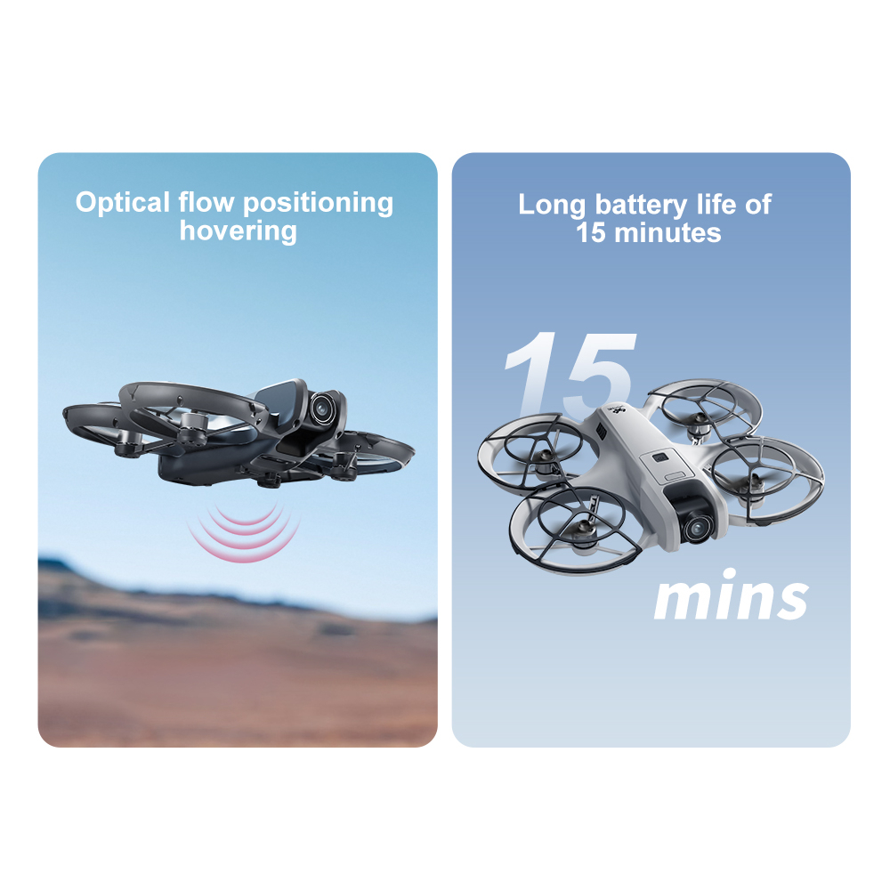 YCRC V666 WiFi FPV with LCD Screen Controller HD ESC Dual Camera Optical Flow Hover Automatic Obstacle Avoidance Brushless LED Light Circle Protection Kids Gifts 2.4G 4CH 6-Axis Remote Control RC Toys Drone Quadcopter RTF