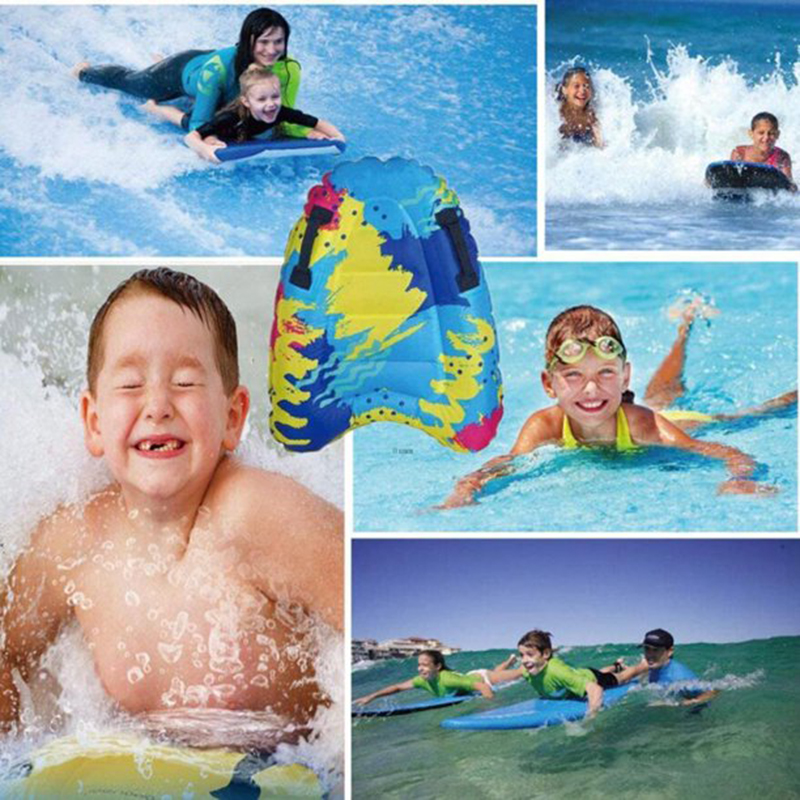 Inflatable Bodyboards Kids Lightweight Soft Mini Surfboards Outdoor Swimming Pool Beach Floating Mat Pad Float