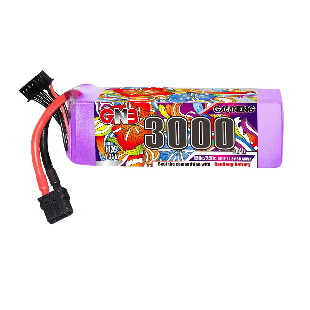 Gaoneng GNB 22.8V 3000mAh 120C 6S LiHV Battery XT60 / XT90 Plug for Blade Scimitar LRX Quad E-flite Airplane RC Boat