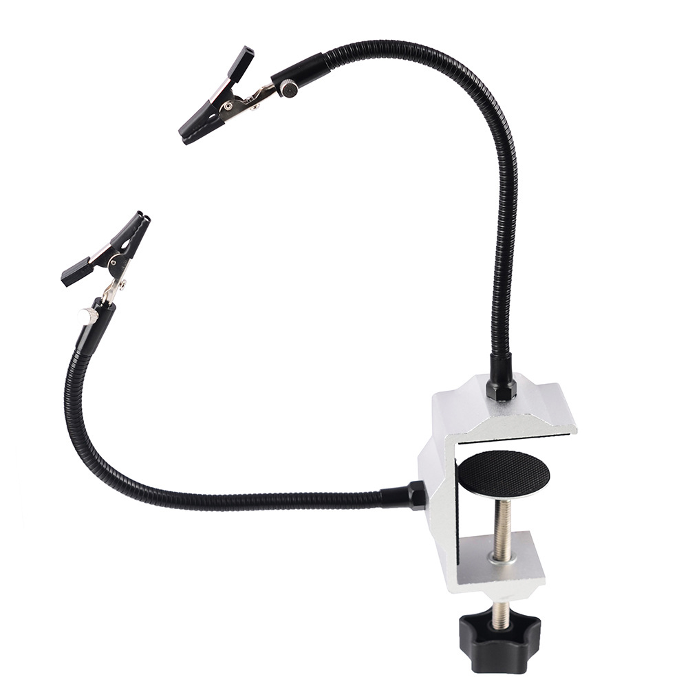 Multi Soldering Station Two Hand Flexing Arm Metal Electric Iron Holder for PCB Welding Repair Tools