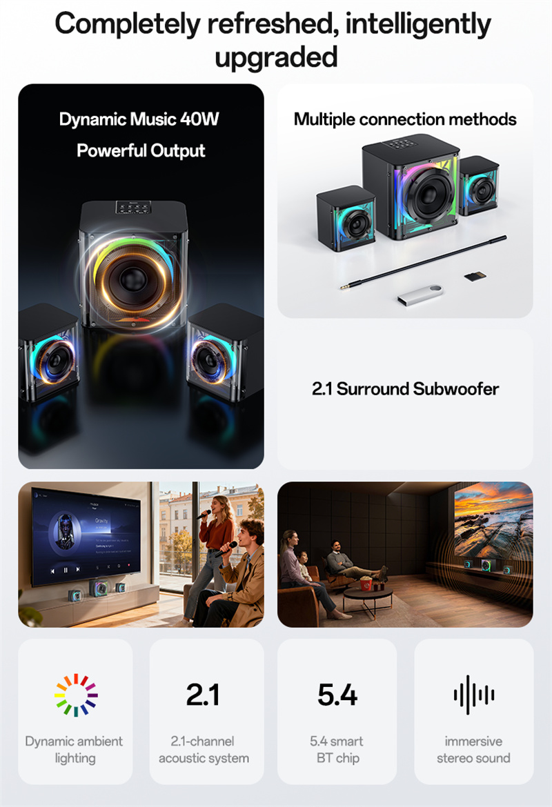 Yesido YSW41 tilslutningsmuligheder og kontrolknapper