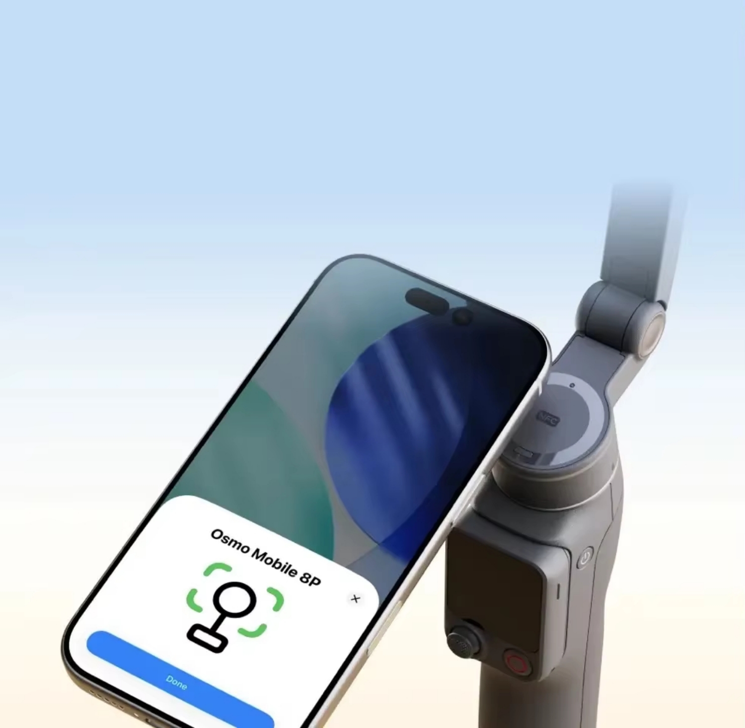 DJI Osmo Mobile 8P 3軸折りたたみ式ハンドヘルドジンバル、Smart