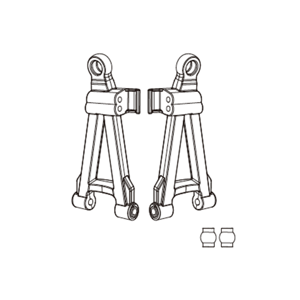 MJX 14301 14302 Front Rear Upper Down Arms Spart RC Car Parts 14210 14260 14250 14230 14220