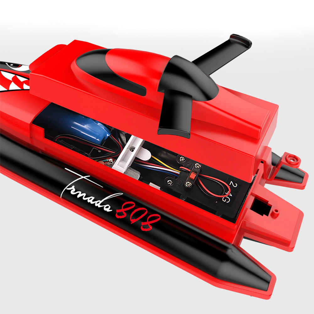 808 Shark High Speed 2.4Ghz Remote Control RC Boat with Dual Motor 25km/h