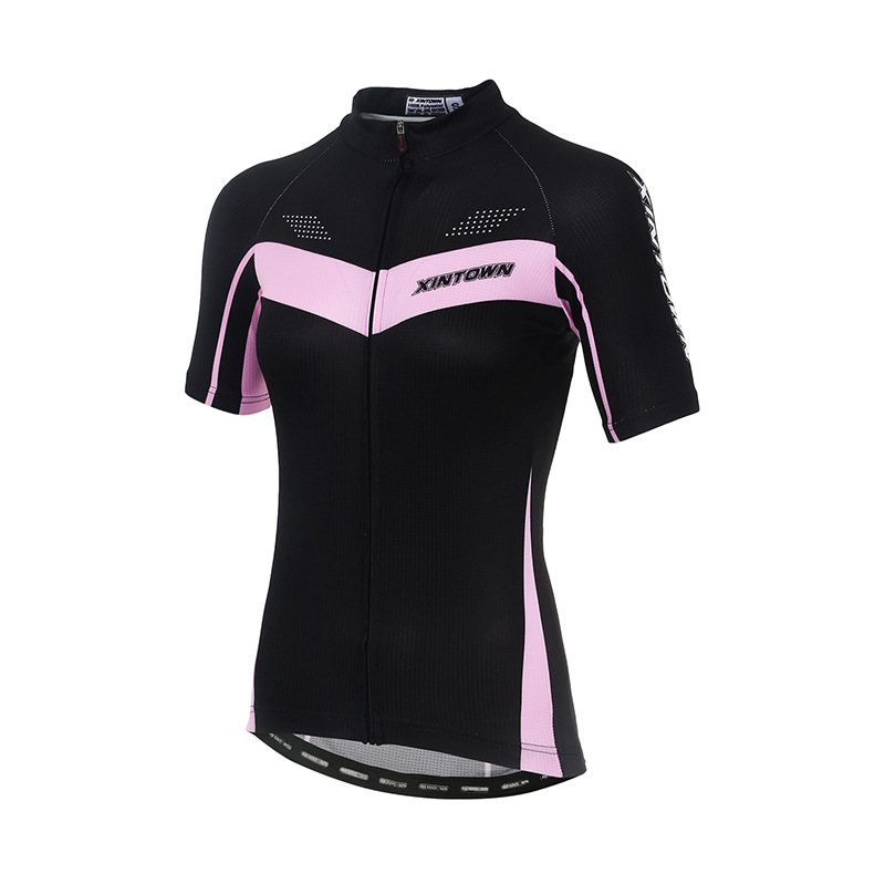 XINTOWN Cycling Jersey Summer Short-Sleeved Breathable  Woman Bike T-Shirt for Mountain Biking