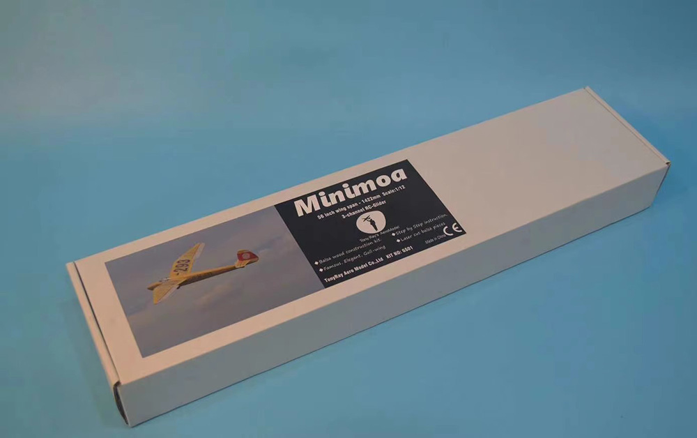 Tony Ray's Aero Model Minimoa 2844mm Wingspan Balsa Wood RC Airplane Glider KIT