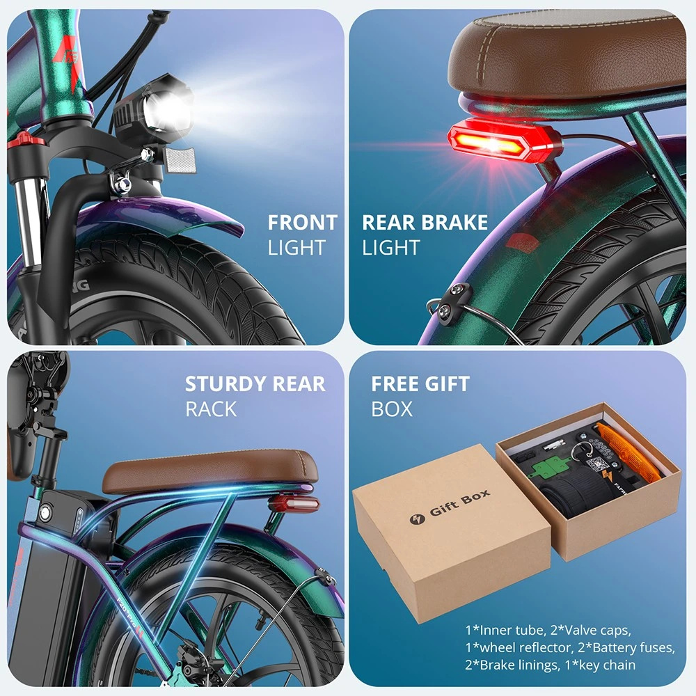 [EU Direct] FAFREES F20+ PRO Electric Bike 36V 22.5AH Battery 250W Motor 20inches Tires Cadence Sensor 85-100KM Max Mileage 140KG Max Load Folding Electric Bicycle