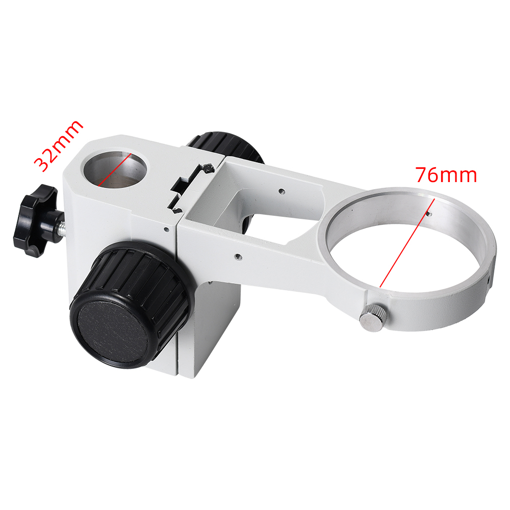 HAYEAR Articulating Arm Clamp Microscope Bracket 76mm 50mm Focusing Holder For Stereo Microscope Monocular lens Camera