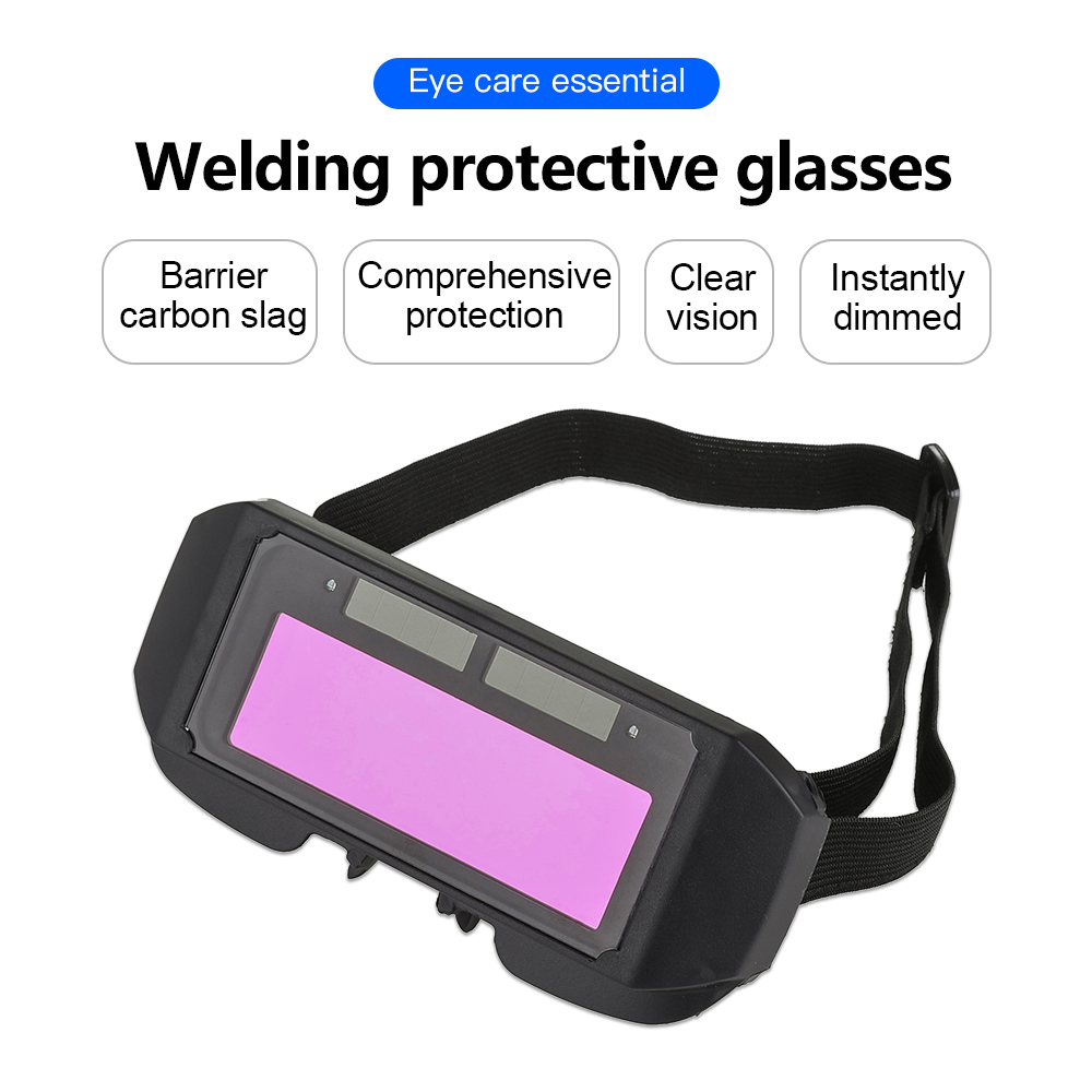 Automatic Dimming Welding Glasses Light Change Auto Darkening Anti-Eyes Shield Goggle for Welding Masks EyeGlasses Accessories