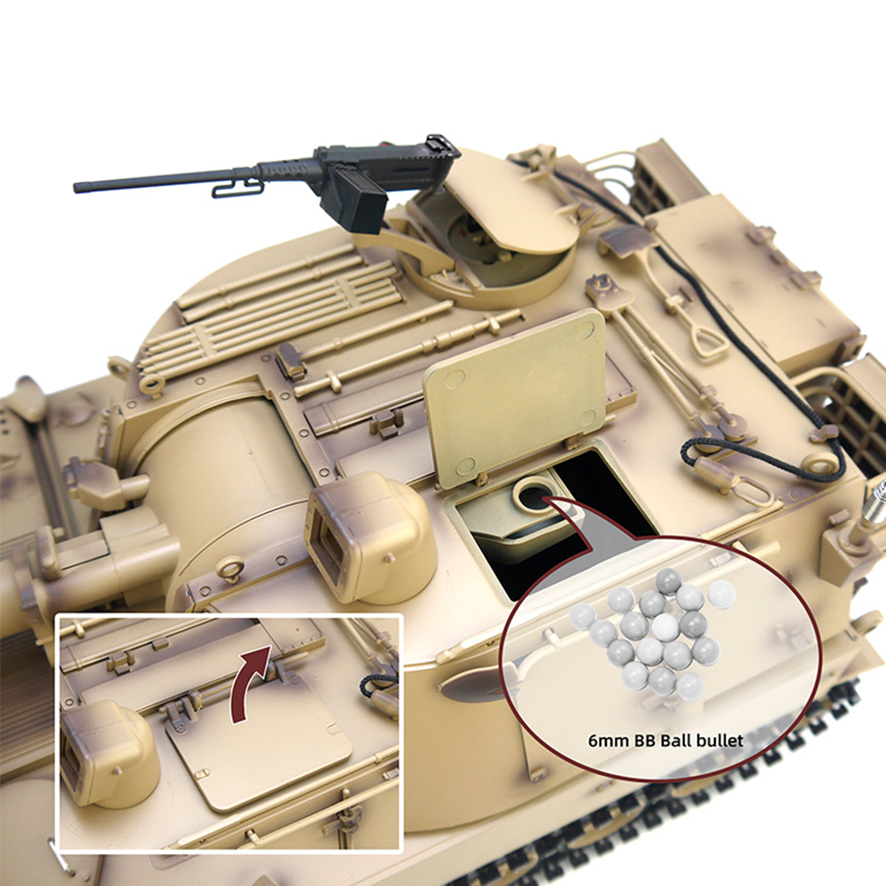 Tongde Model M2109 M109A2 1/16 2.4G RC Tank Loud Speaker Battle Shooting RC Car Vehicle Models RTR Toys