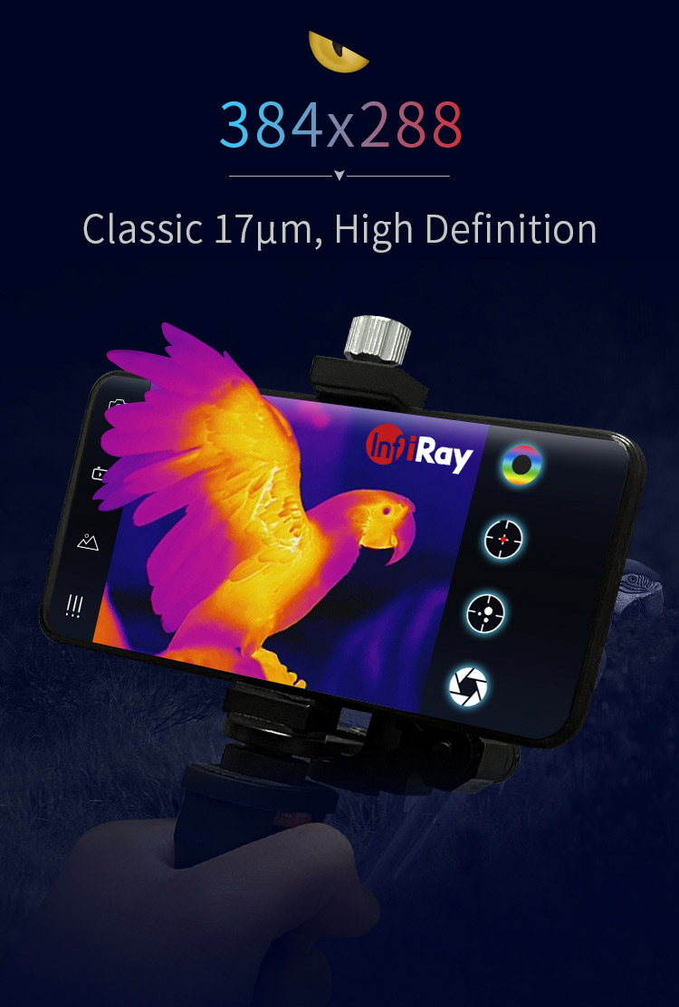 [ Code：BG1ced80 ONLY $598.99 ] InfiRay T3 Thermal Imager 384x288 High-Resolution Android Support Efficient Power Consumption Night Vision Infrared Camera