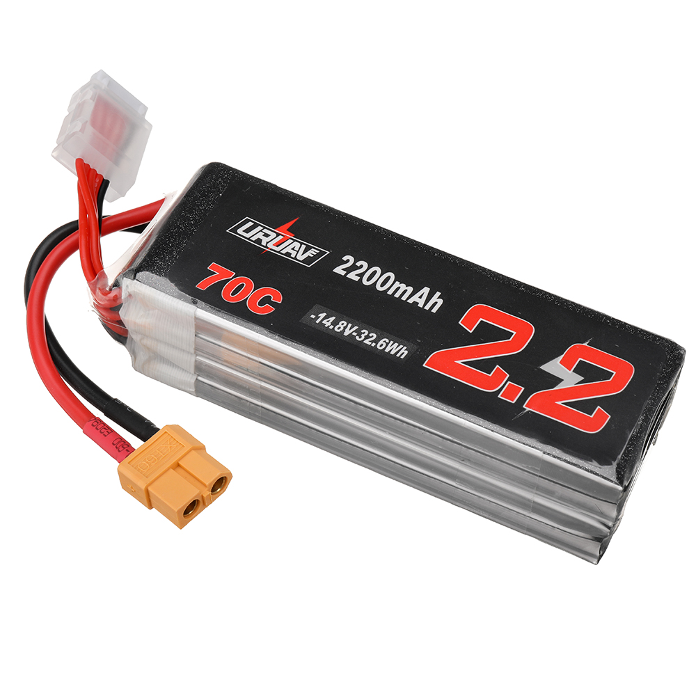 URUAV 14.8V 2200mAh 70C LiPo Battery XT60 Plug for RC Drone