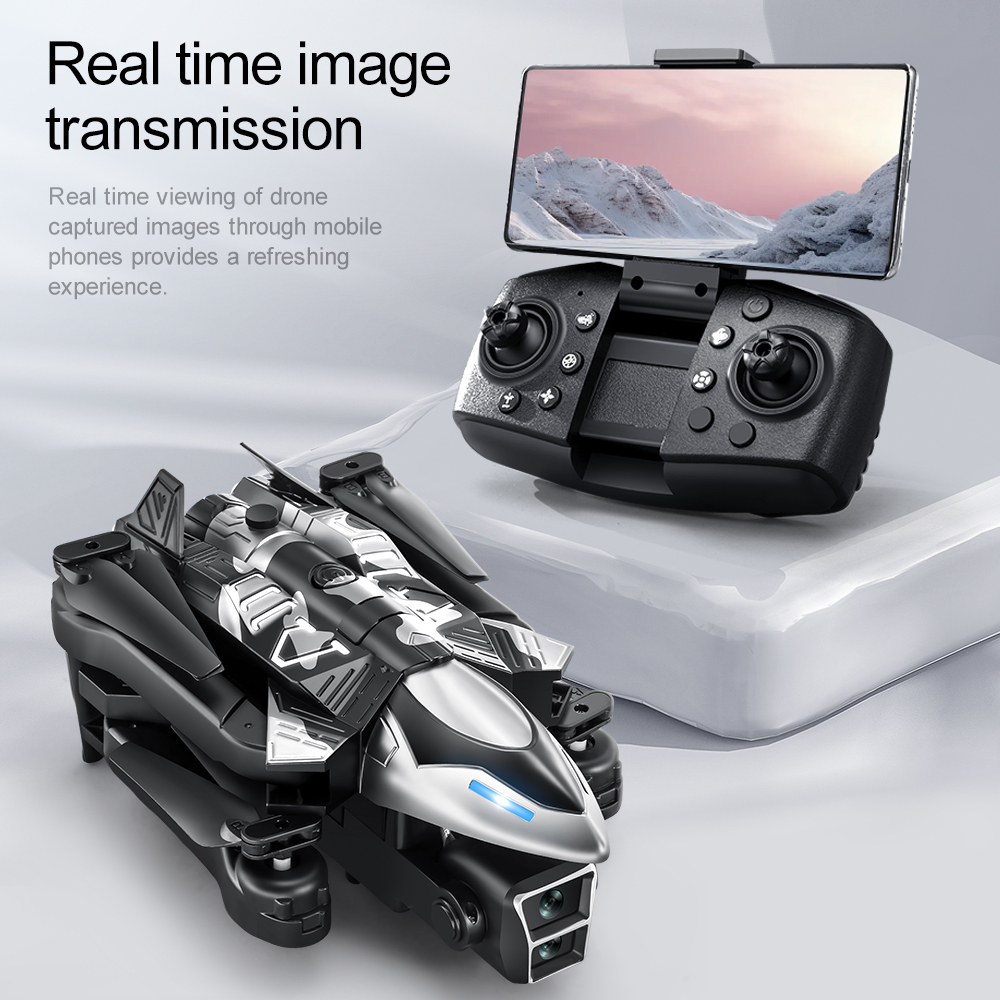YCRC A66 WiFi FPV with HD Dual Camera 360° Obstacle Avoidance Optical Flow Positioning One-Key Spray Foldable RC Drone Quadcopter RTF