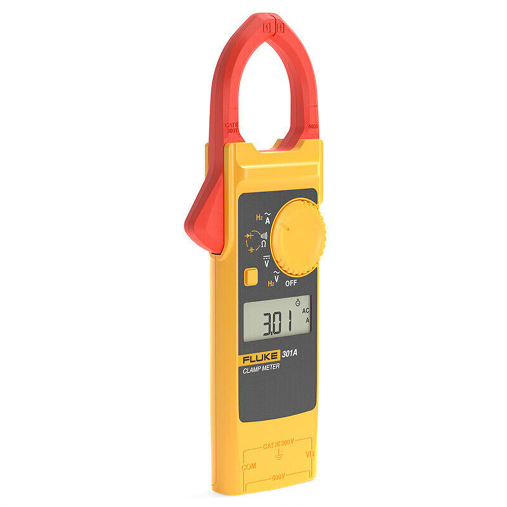 FLUKE 301A Plus Mini Digital AC Current Clamp Meter Voltage Voltmeter 1000A Ammeter Pliers Tester