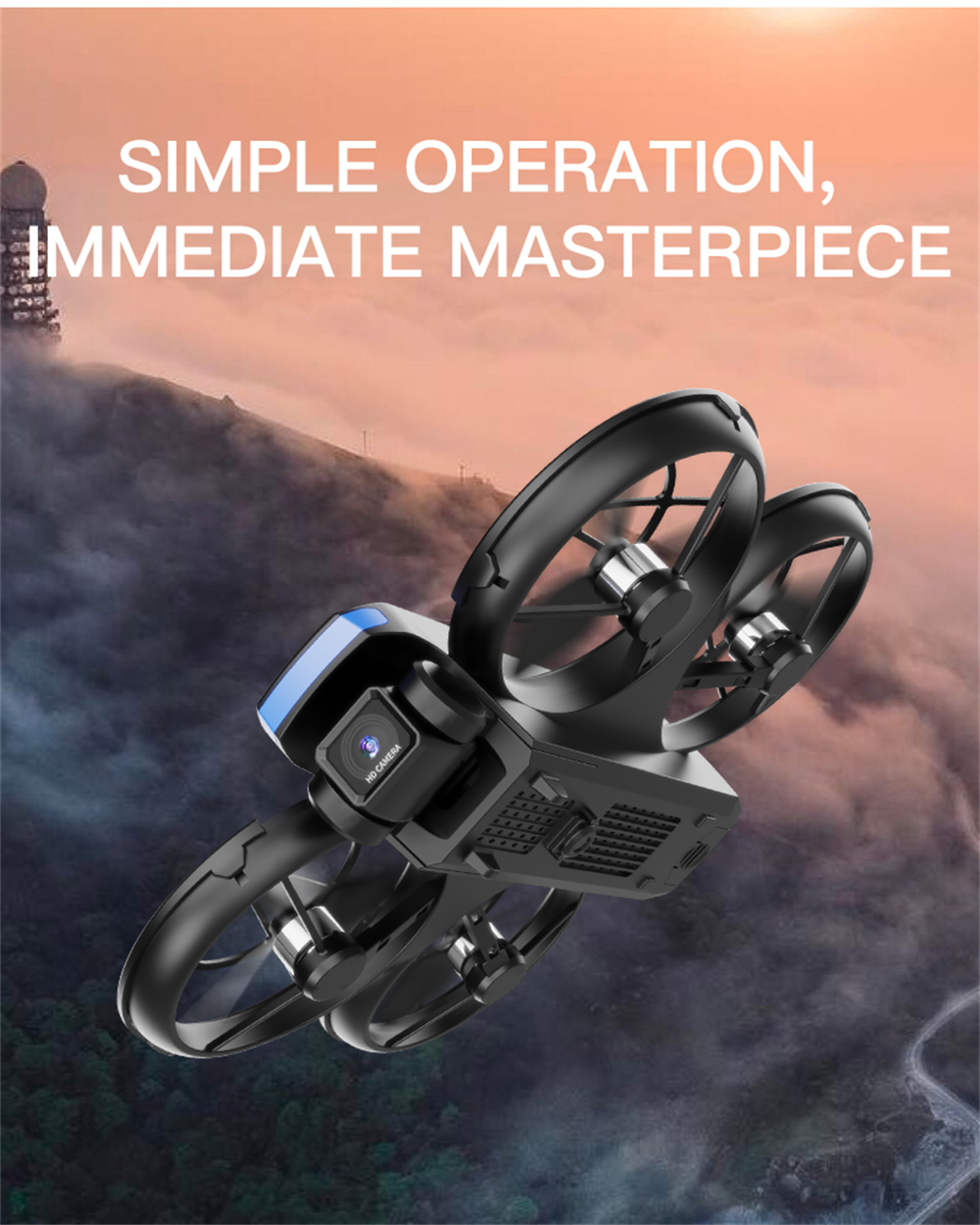 ZLL Beast SG800 PRO WiFi FPV with LCD Screen Controller HD ESC Dual Camera Optical Flow Positioning Hover Brushless Circle Protection Kids Gifts 2.4G 4CH 6-Axis Remote Control RC Toys Drone Quadcopter RTF