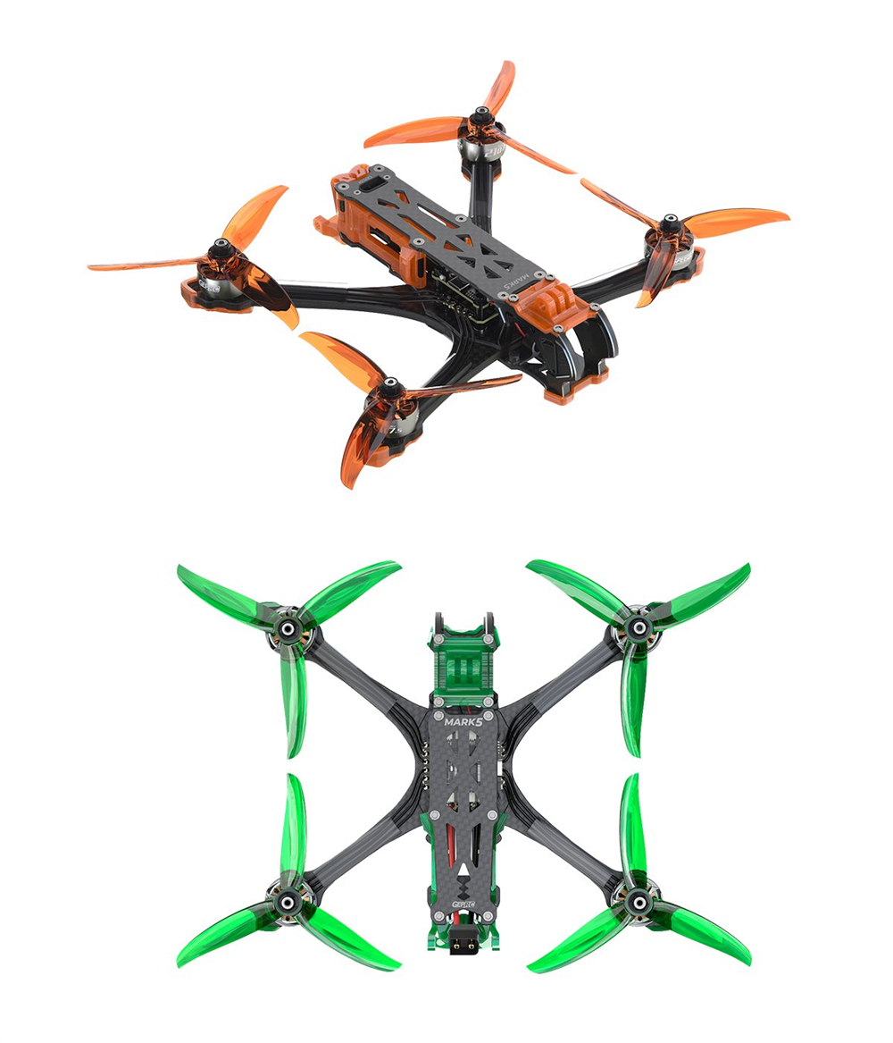 GEPRC MARK5 225mm 5 Inch 6S Wide X RC WTFPV Drone PNP BNF Compatible with DJI O4 Pro Air Unit Digital System