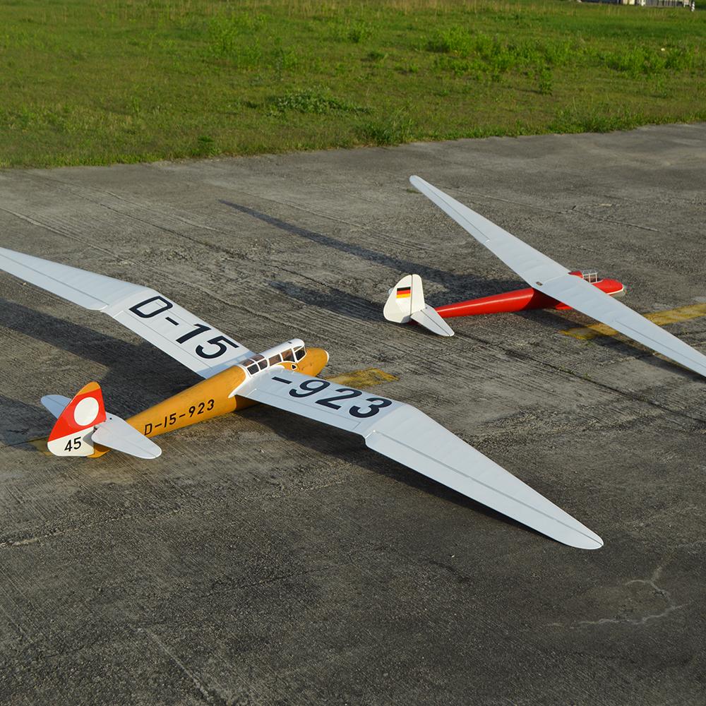 Tony Ray's Aero Model Minimoa Mo2a 2884mm Wingspan 1/6 Scale SD7032 Airfoil Balsawood RC Airplane Glider KIT