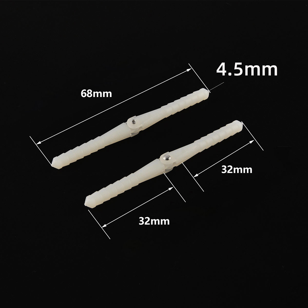 10PCS D2.5×L50mm/ D4.5xL68mm Horizontal Tail Wing Connection Rotating Part Hinge for RC Airplane Fixed Wing