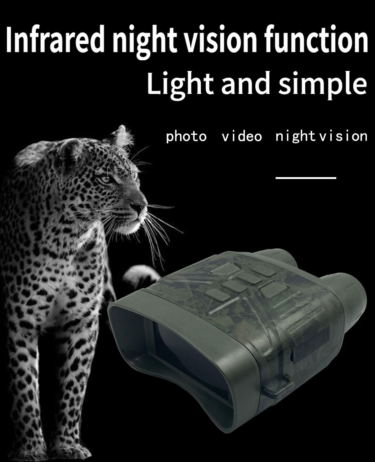 NV4000C 36MP 4K 5X Digital Zoom Night Vision Goggles 3 inch Display Infrared Optical Binocular Night-Vision Photo Video Taking 150-200M Full Dark Viewing Distance