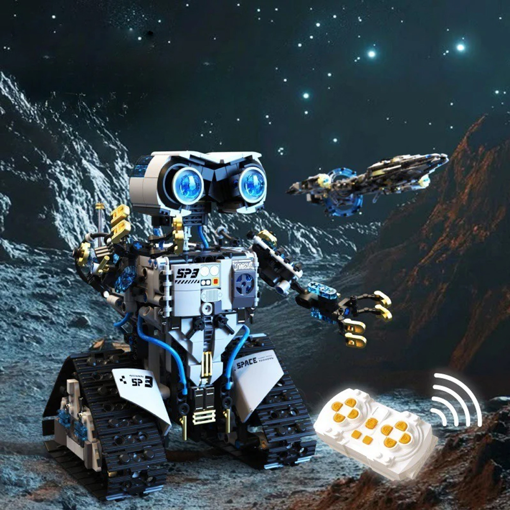 TUOMU T1107 1468ピースデュアルモード宇宙船ロボットコンビネーション