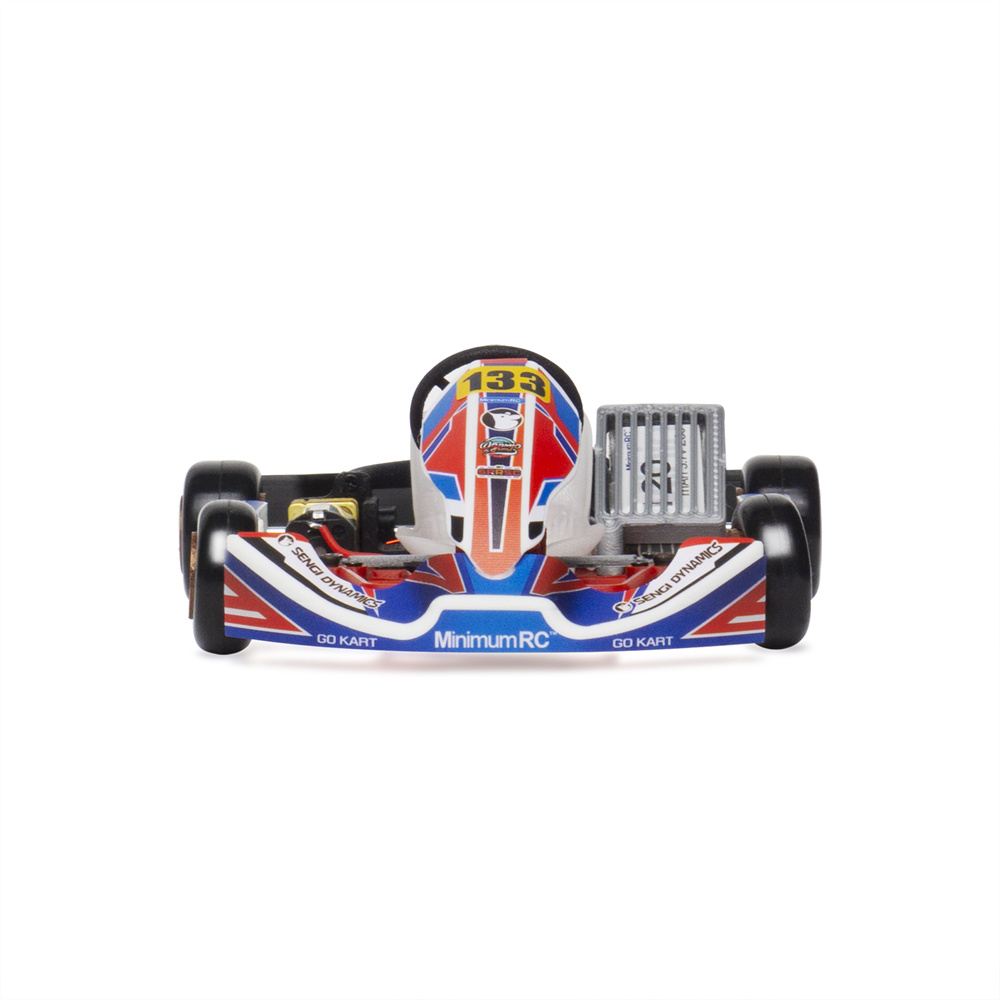 MinimumRC Sengi Kart-80 Micro Scale RC Car Go Kart KIT Unassembled Mini Vehicles Models DIY Toys