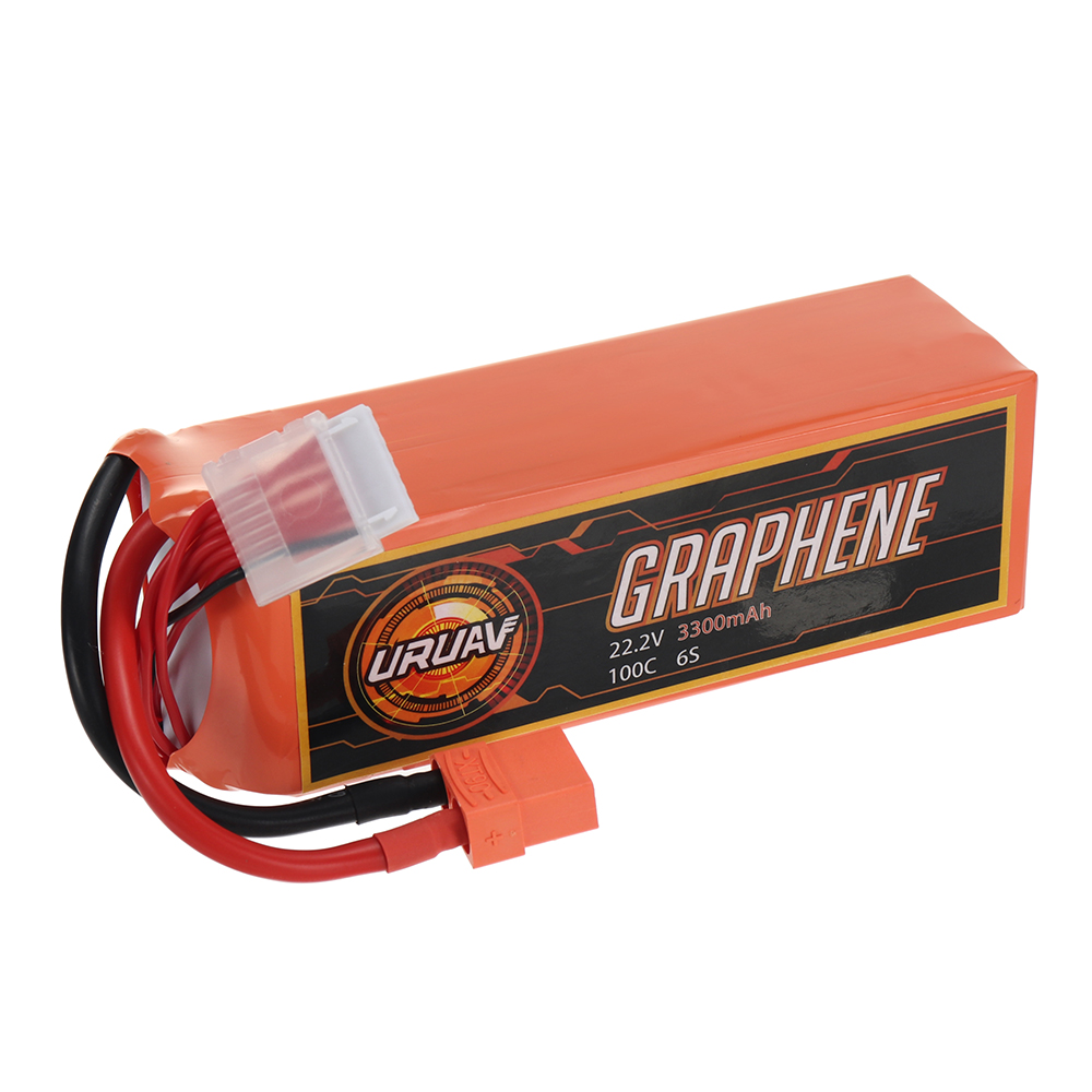 URUAV GRAPHENE Power 22.2V 3300mAh 100C 6S LiPo Battery XT90 Plug for RC Drone