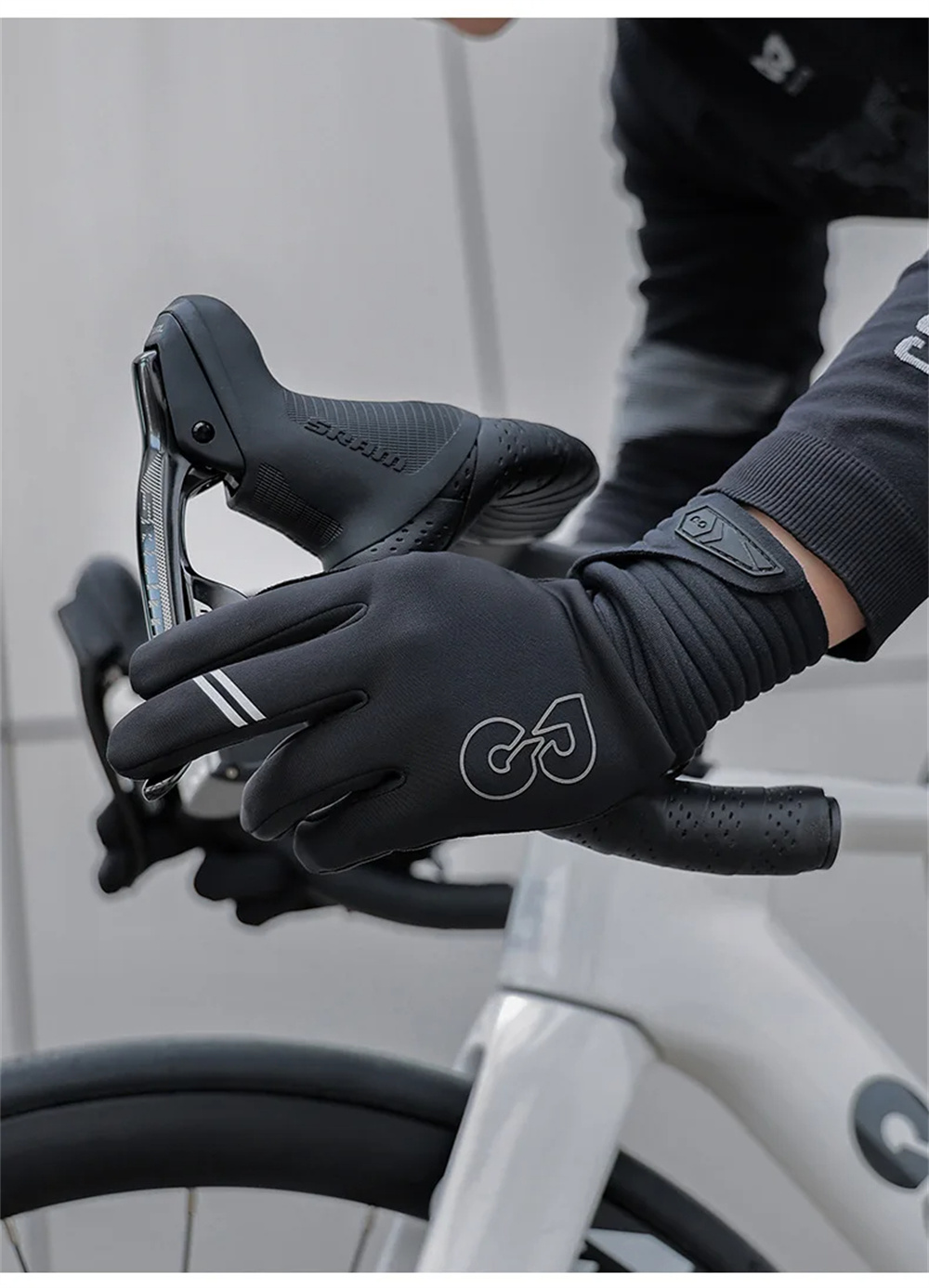Golovejoyウィンターサイクリンググローブ 男性女性用 屋外スポーツ