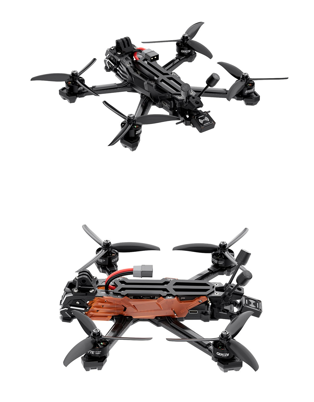 GEPRC Vapor X5 O4 Pro 230mm 5 Inch 6S GPS Freestyle RC FPV Racing Drone PNP BNF with 2207E 1960 KV Motor
