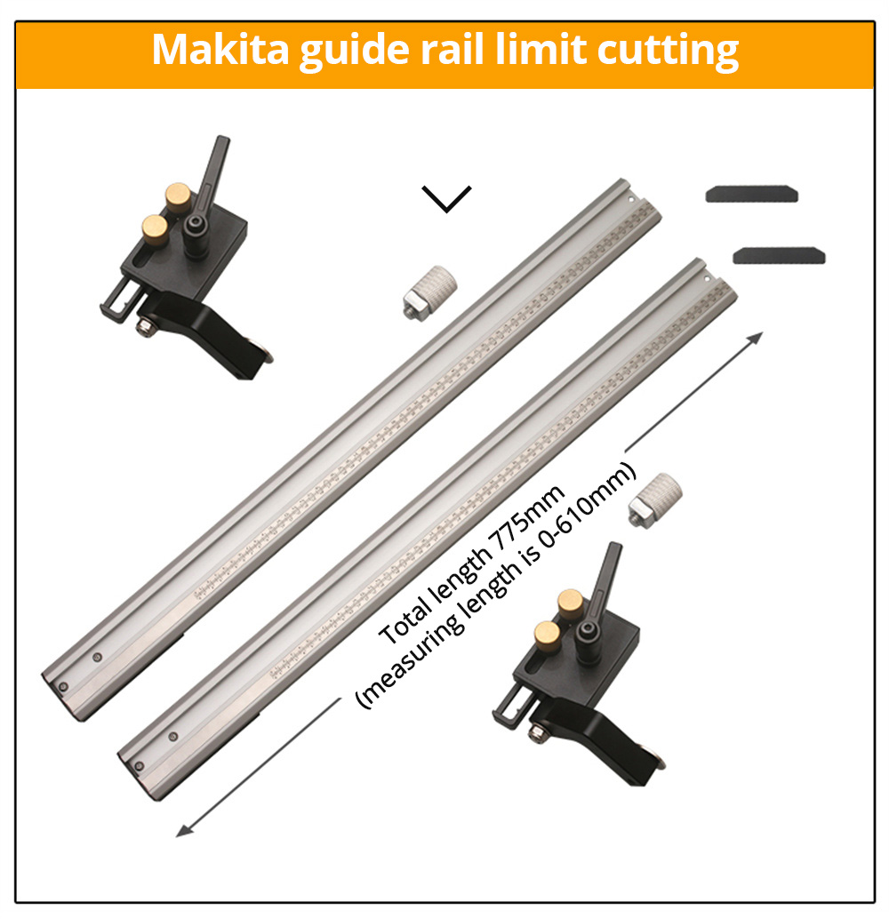 Wnew Precision Guide Rail Limit Cutting  Robust and Versatile Tool for Precise Smooth Cutting Ideal for Woodworking Projects