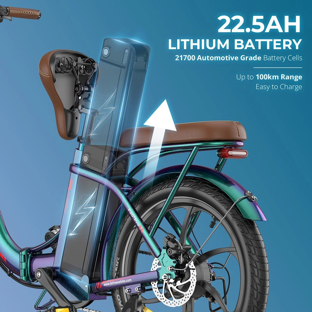 [EU Direct] FAFREES F20+ PRO Electric Bike 36V 22.5AH Battery 250W Motor 20inches Tires Cadence Sensor 85-100KM Max Mileage 140KG Max Load Folding Electric Bicycle