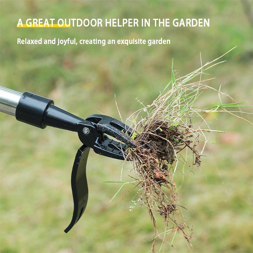 Manual Vertical Weeding Digging Grass Shovel Standing Weeding Puller Metal Weed Puller Head Garden Lawn Root Remover Weeder