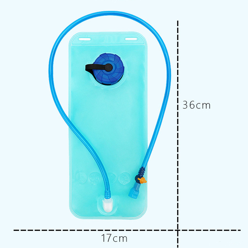 Water Bag Sports Backpack 2L Bicycle Riding Water Bag Portable Food Grade TPU Outdoor Drinking Water Bag Camping Water Bag