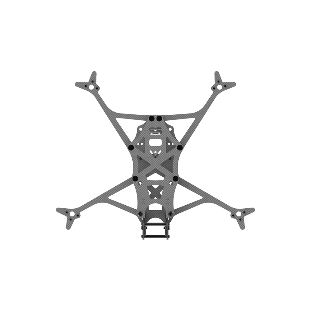 Iflight AOS 7 EVO 293mm Wheelbase 8mm Arm Thickness 7 Inch Class Frame Kit Support DJI O3 for Long Range Freestyle FPV Racing Drone