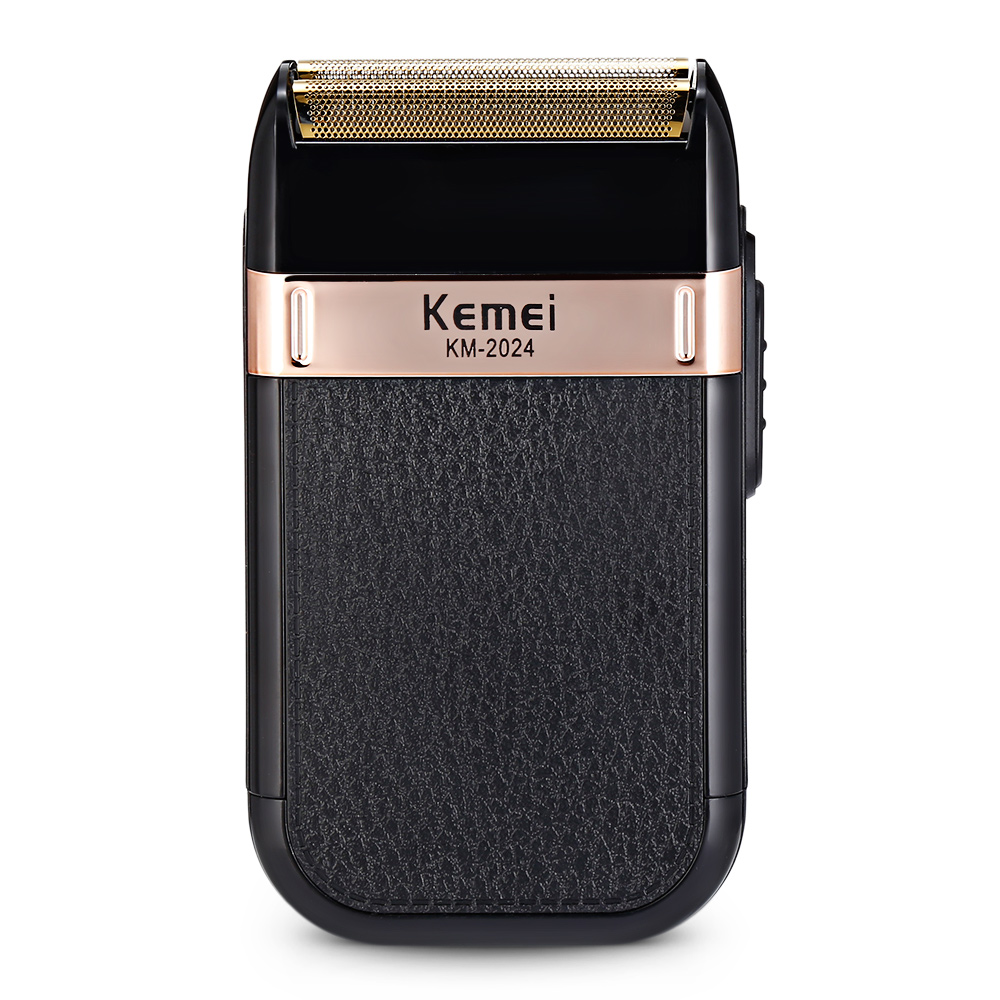 Kemei KM-2024 Electric Shaver For Men Waterproof Rechargeable Electric Professional Beard Trimmer Razor USB Charging