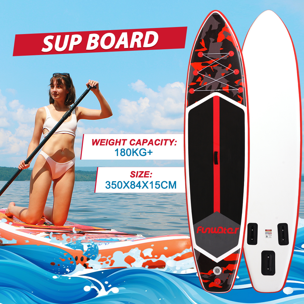 EU Direct] FunWater 350cm Inflatable Stand Up Paddle Board SUP