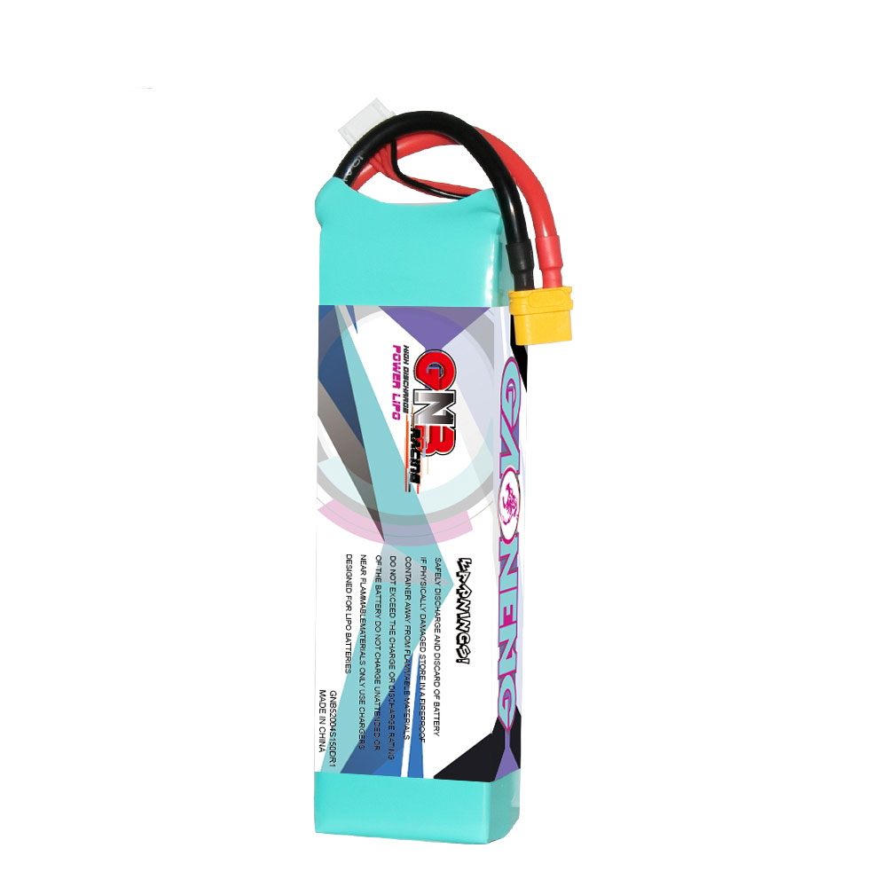 Gaoneng 14.8V 5200mAh 150C 4S LiPo Battery XT60/T Plug for 1/8 Scale RC Cars