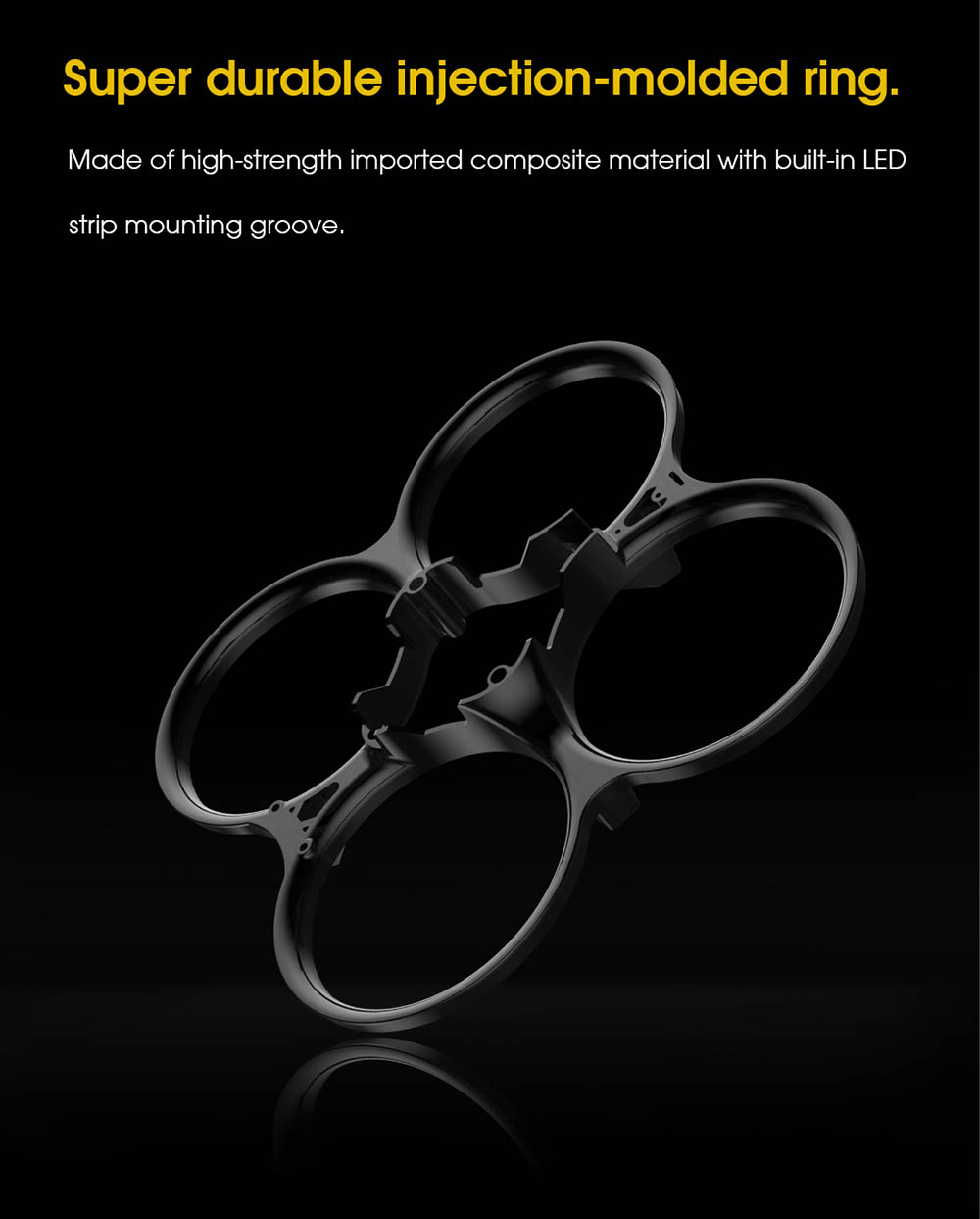 SpeedyBee Bee35 Pro LED 153mm Wheelbase 3.5 Inch Frame Kit Support DJI O3 for DIY CineWhoop RC FPV Racing Drone