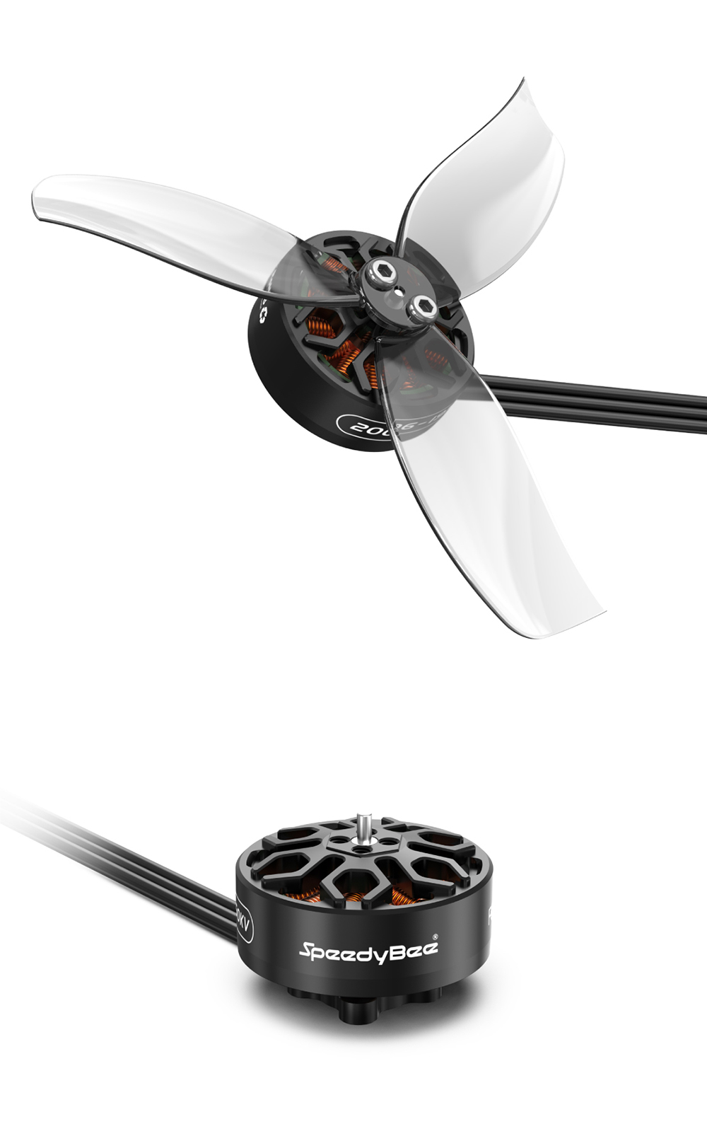 SpeedyBee 2006 1950KV 6S Brushless Motor 1.5mm Shaft for Bee35 3.5 Inch RC FPV Racing Drone