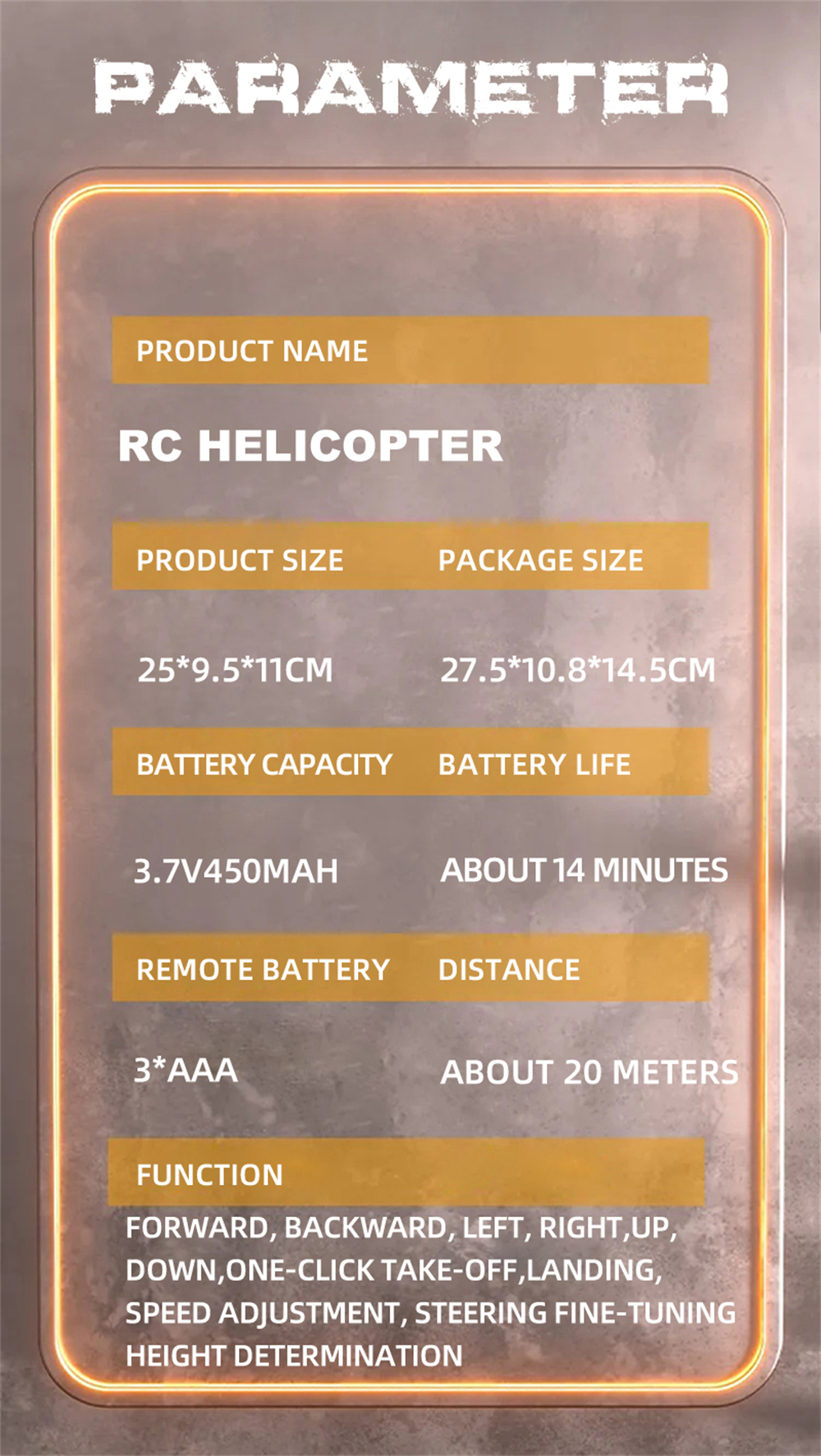 SQN-040 2.4G 3.5CH Apache AH-64 Armed Combat Remote Control Helicopter RTF