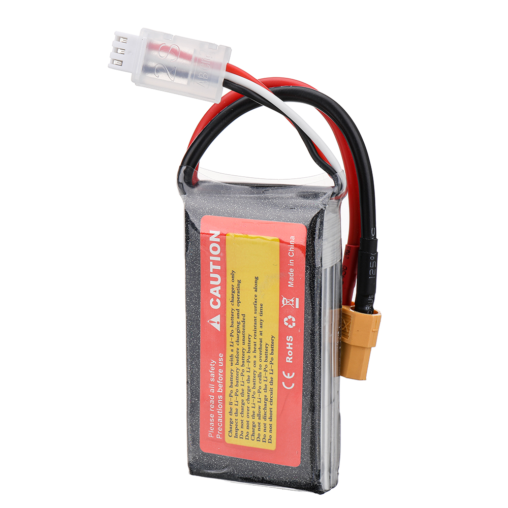 ZOP Power 7.4V 1500mAh 40C 2S LiPo Battery XT60 Plug for RC Drone